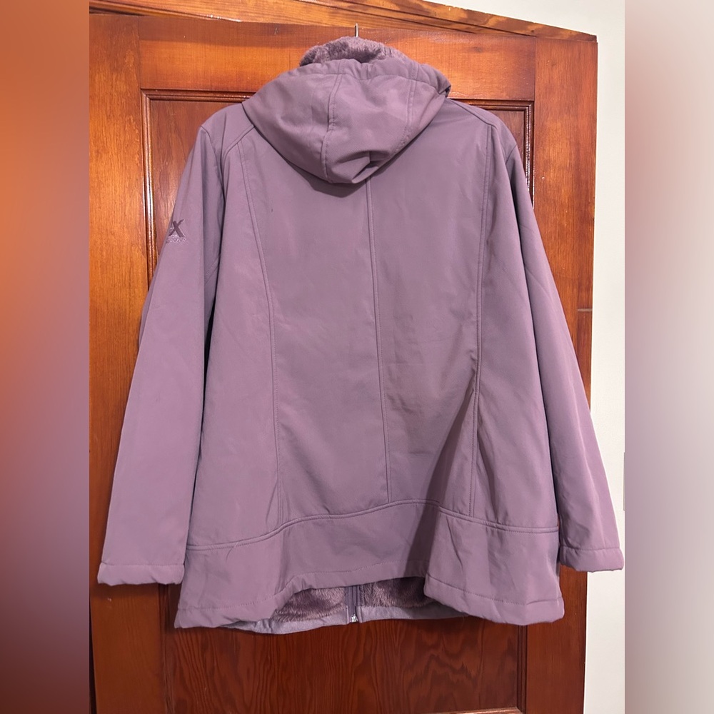 ZeroXposur purple Fleece lined Jacket 2x - Picture 2 of 4